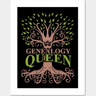 Genealogist Genealogy Queen Ancestry Posters and Art